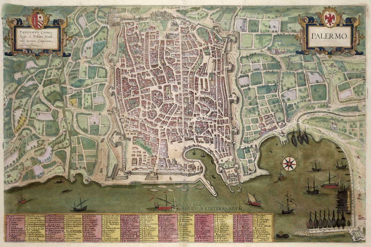 Mappa di Palermo, da 
