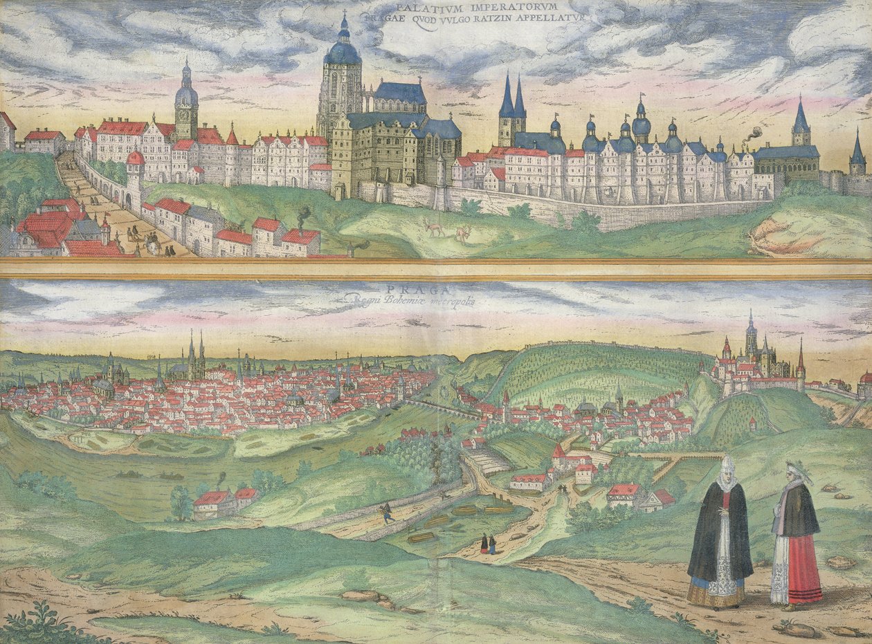 Mappa di Praga, da 