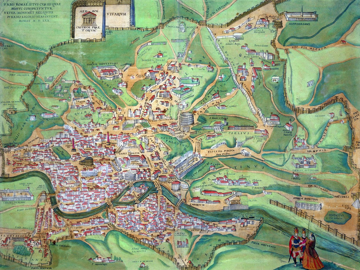 Mappa di Roma, da 