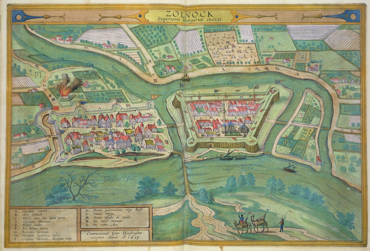 Mappa di Szolnok, da 