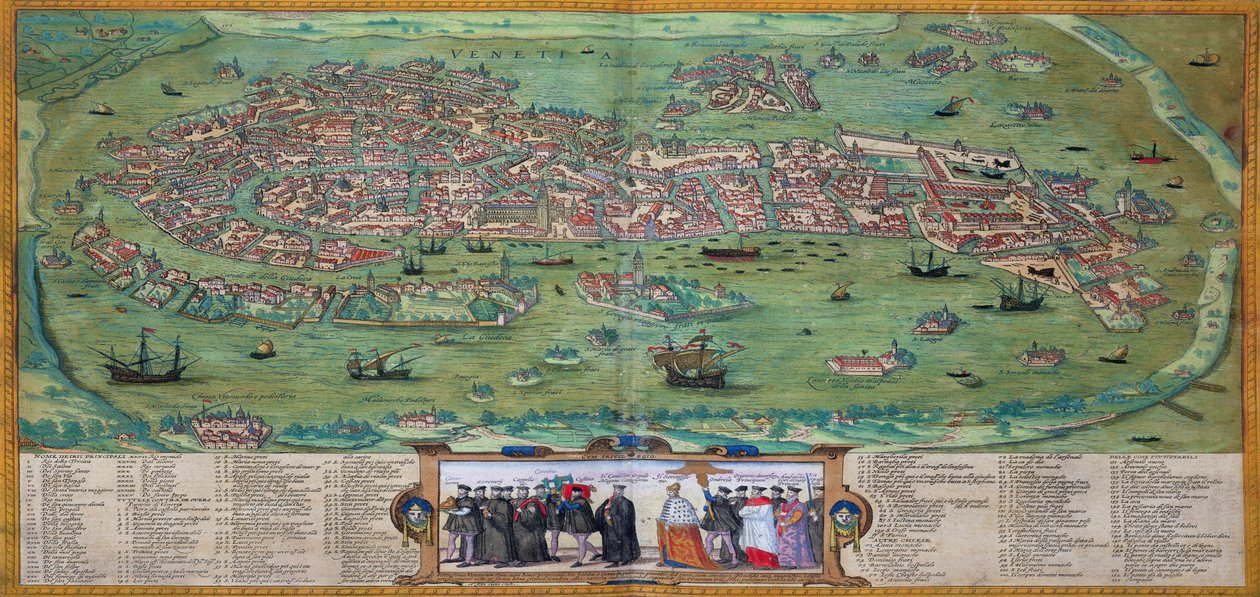 Mappa di Venezia, da 