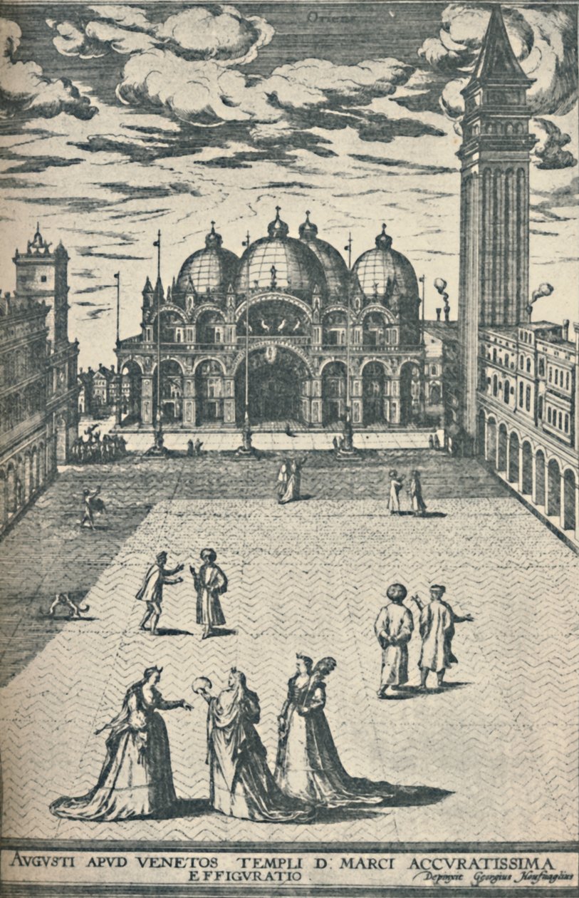 San Marco nel XVI Secolo da Joris Hoefnagel