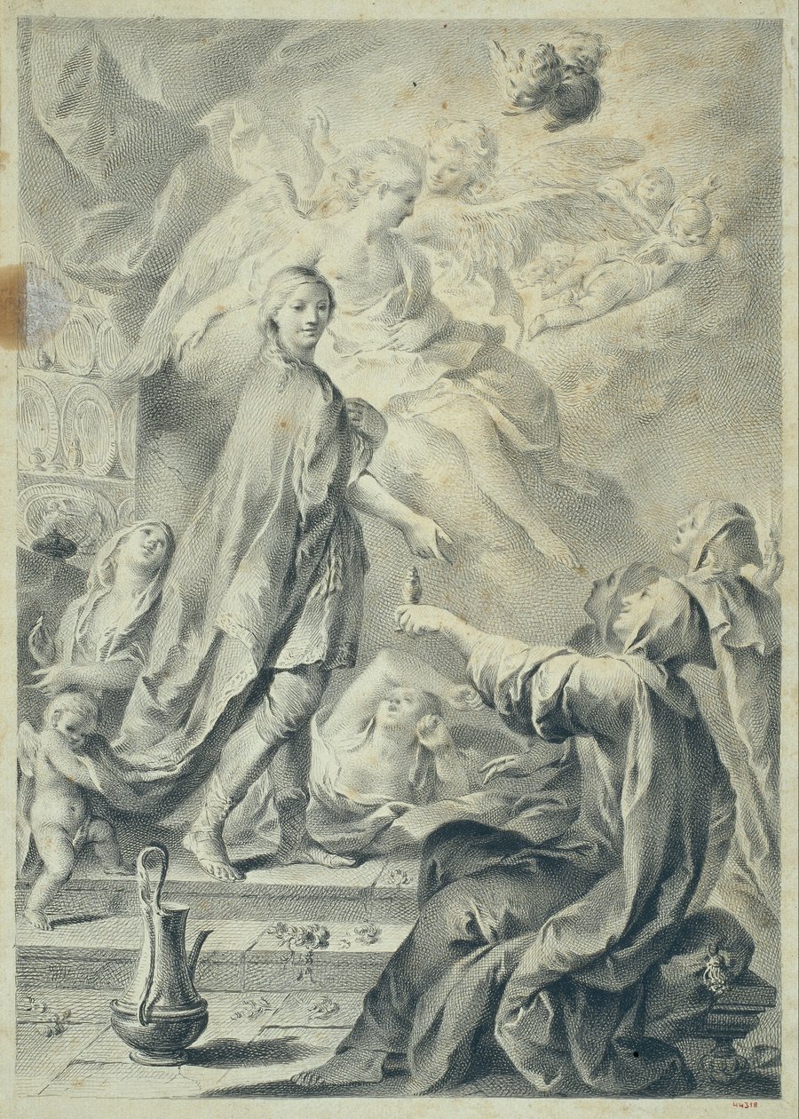 Parabola delle vergini sagge e stolte da José Camarón y Boronat