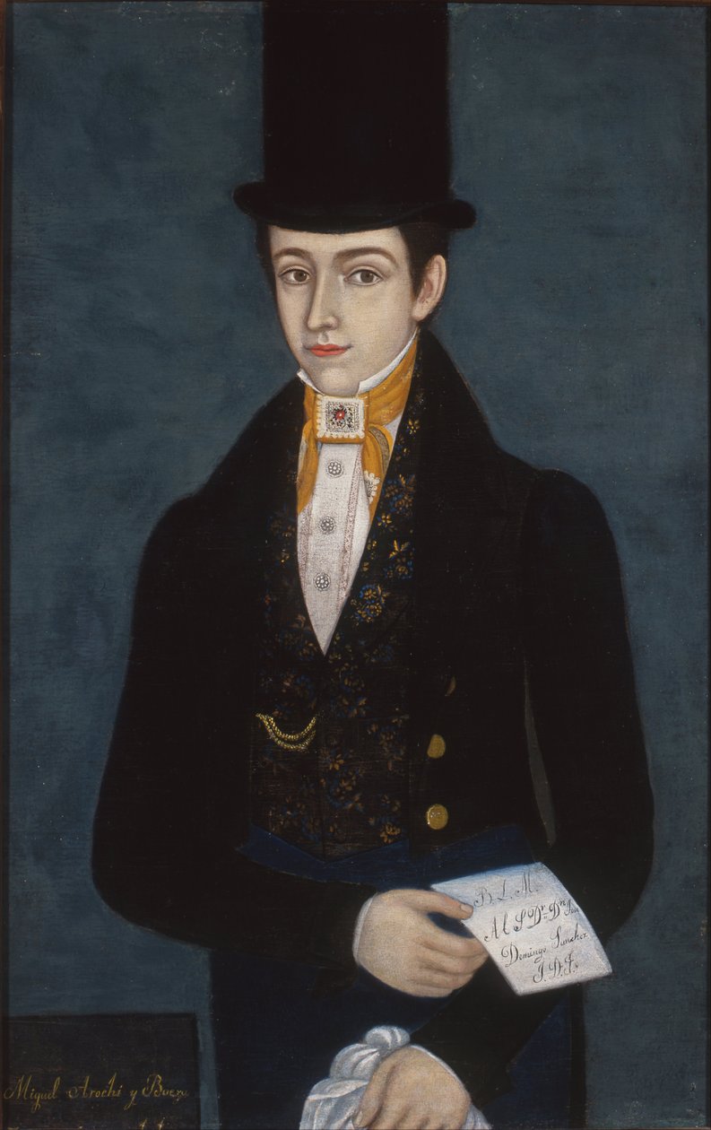 Ritratto di Miguel Arochi y Baeza da José María Estrada