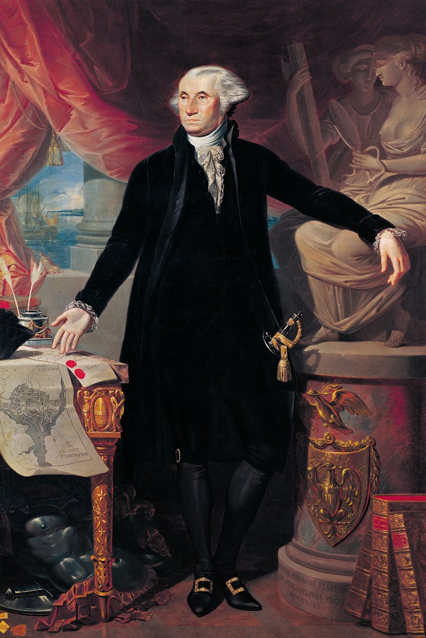 Ritratto di George Washington, 1796 da José Perovani