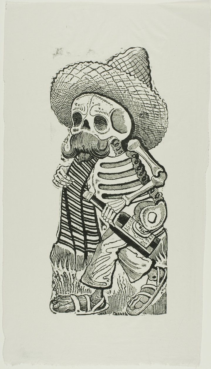 Calavera di Francisco Madero, da Calavera Maderista da José Guadalupe Posada