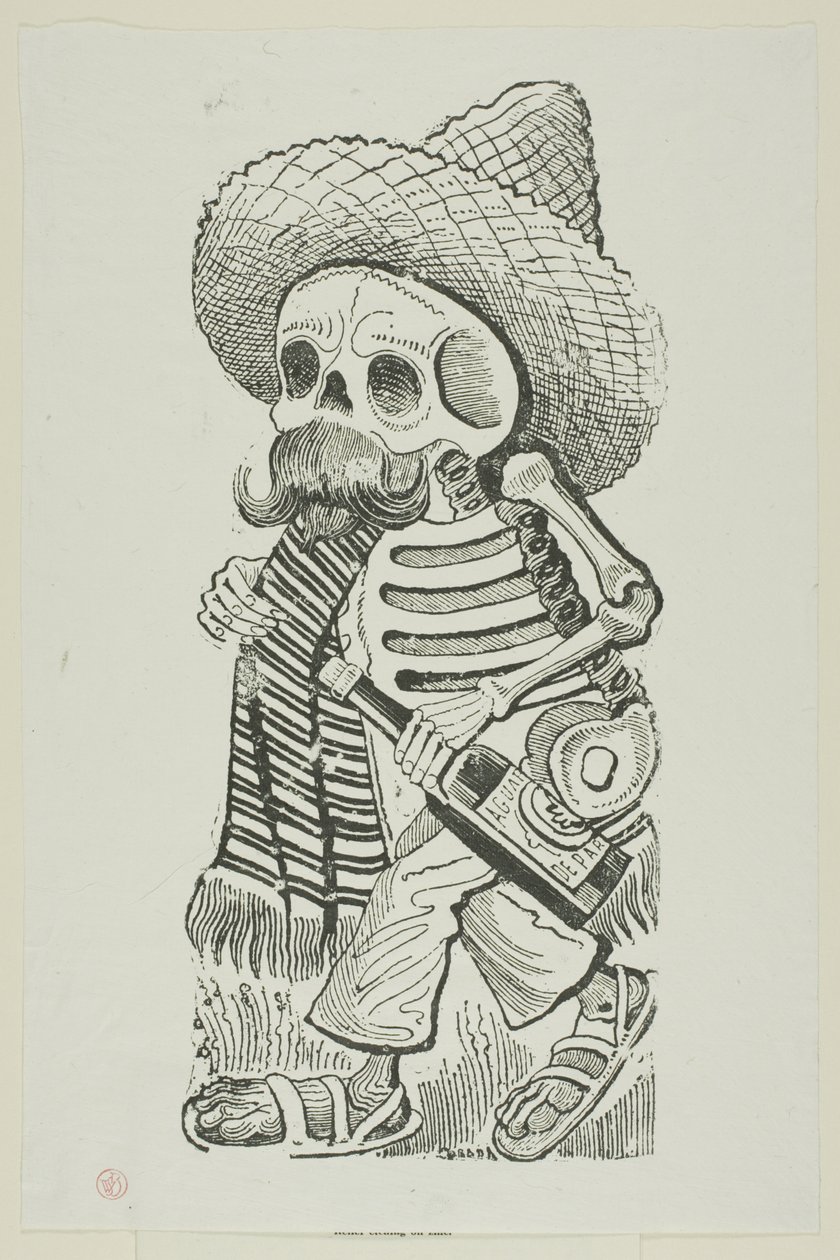 Calavera di Francisco Madero, da Calavera Maderista da José Guadalupe Posada