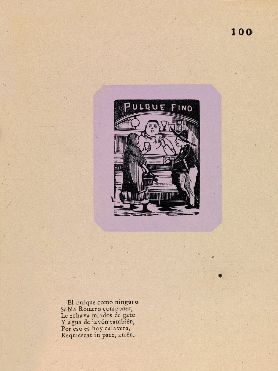 Il produttore di Pulque da José Guadalupe Posada