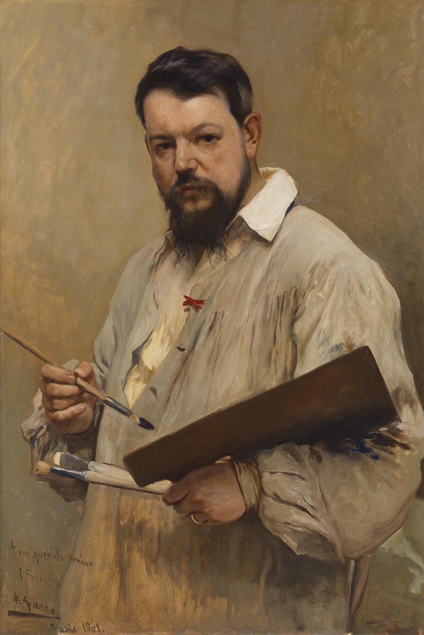 Spagnolo: El pintor Joaquín Sorolla Il pittore Joaquin Sorolla da José Jiménez Aranda