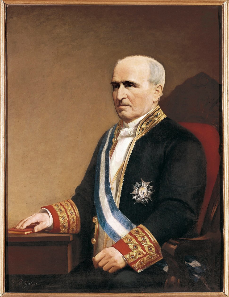 Ritratto del politico Francisco Santa Cruz da José María Galván y Candela