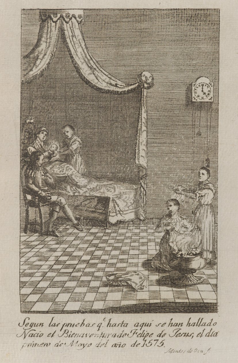 Vita di San Filippo di Gesù (Vida de San Felipe de Jesus) da José Montes de Oca