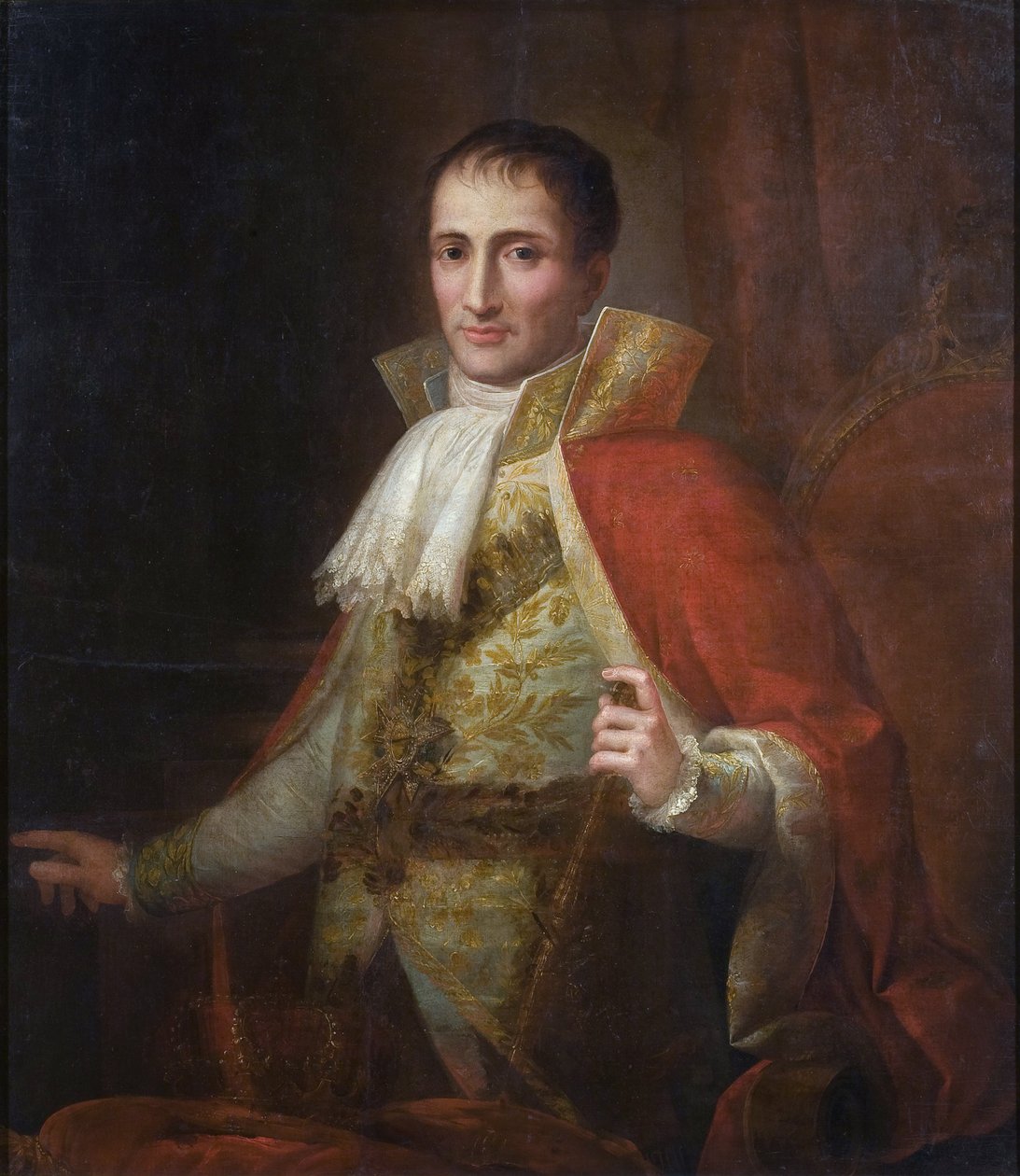 Ritratto di Giuseppe Bonaparte, re di Spagna nel 1808 da Jose Bernat Flaugier