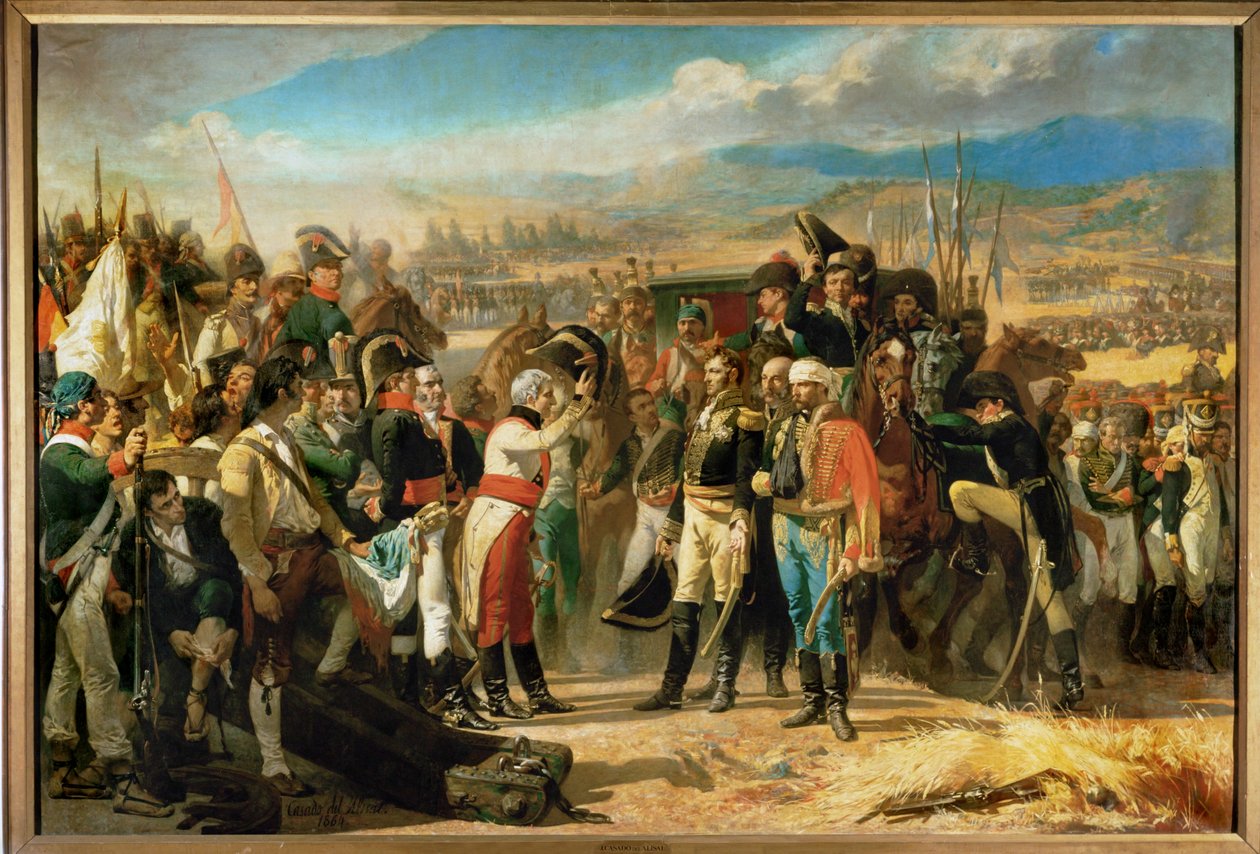 La sconfitta di Bailen (dipinto su tela) da Jose Casado del Alisal