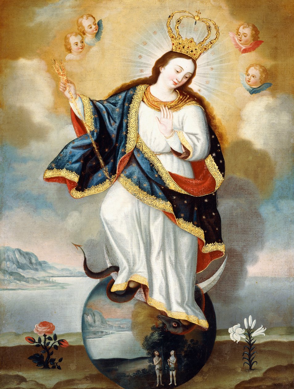Vergine Apocalittica di Quito, c.1775 da Jose Cortez de Alcocer
