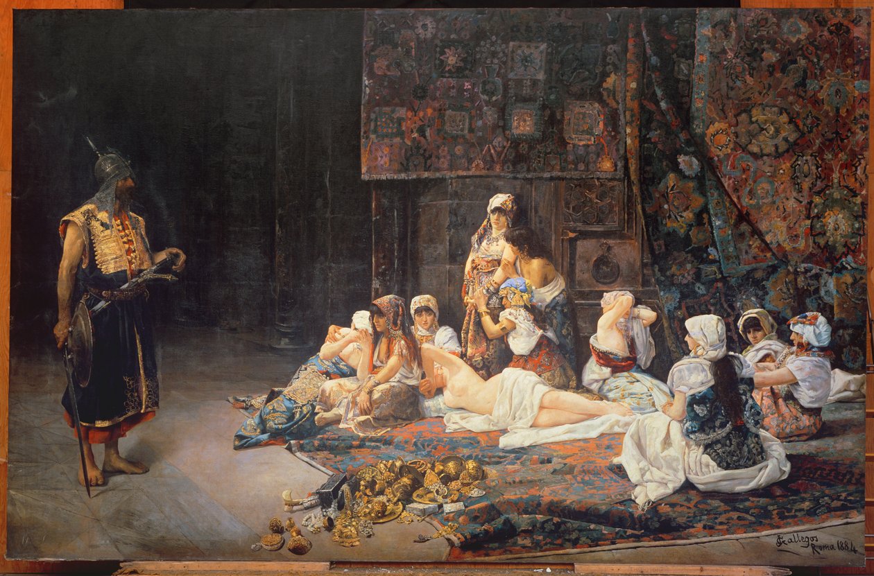 Nel harem, 1884 da Jose Gallegos Arnosa