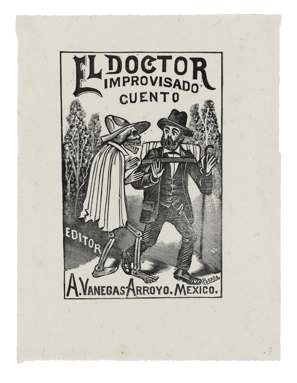 El Doctor Improvisado Cuento da José Guadalupe Posada