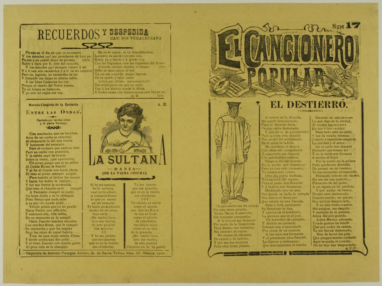 El cancionero popular, num. 17 da José Guadalupe Posada