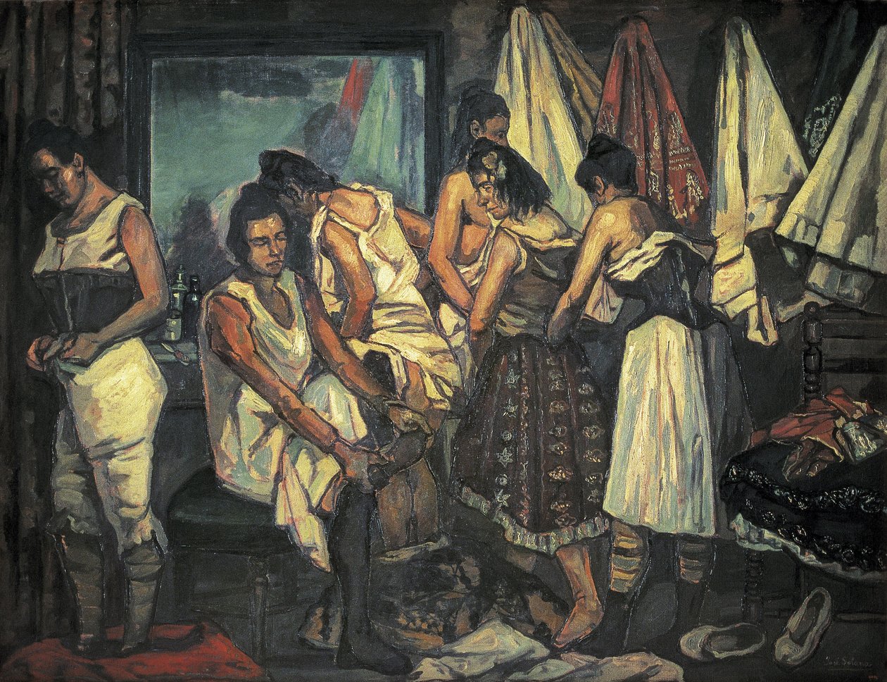 Le ragazze del coro di Gutierrez Solana, Jose (1925) da Jose Gutierrez Solana