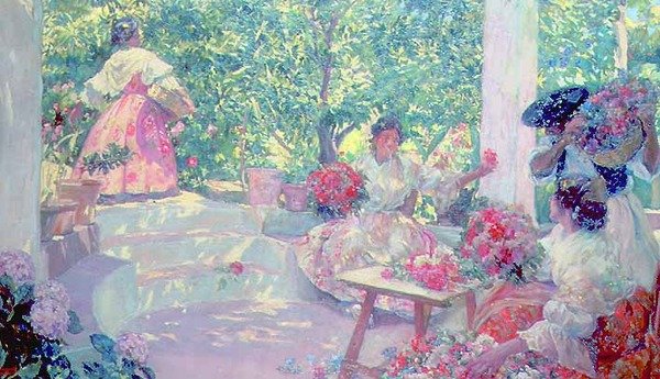Il Giardino Spagnolo da Jose Mongrell y Torrent