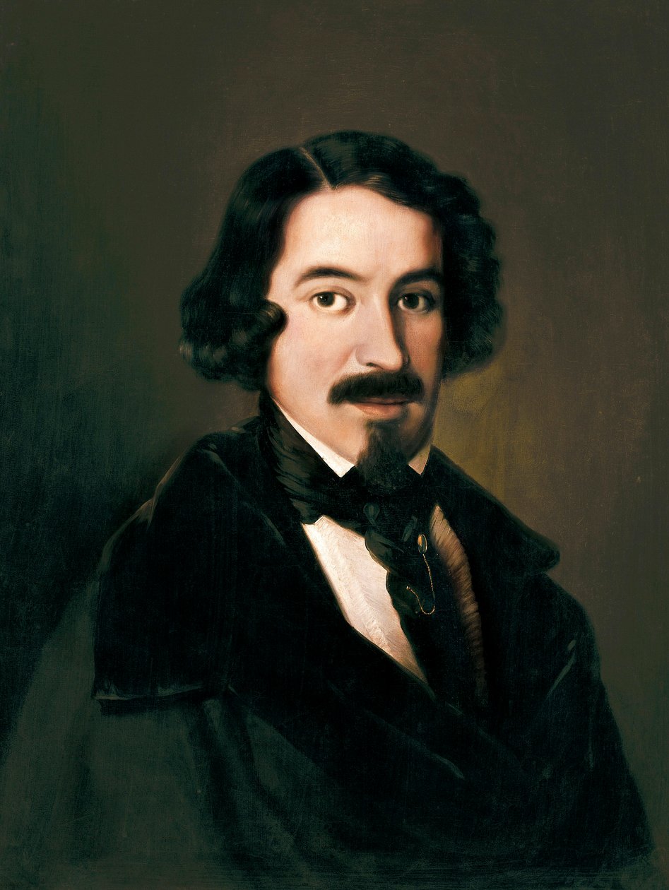 Ritratto di José de Espronceda (1808-1842) da José de Madrazo