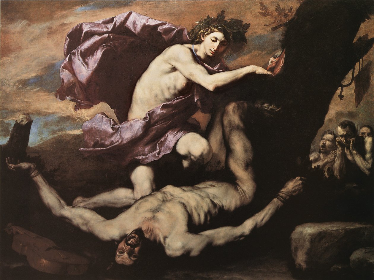 Apollo e Marsia, 1637 da Jose de Ribera