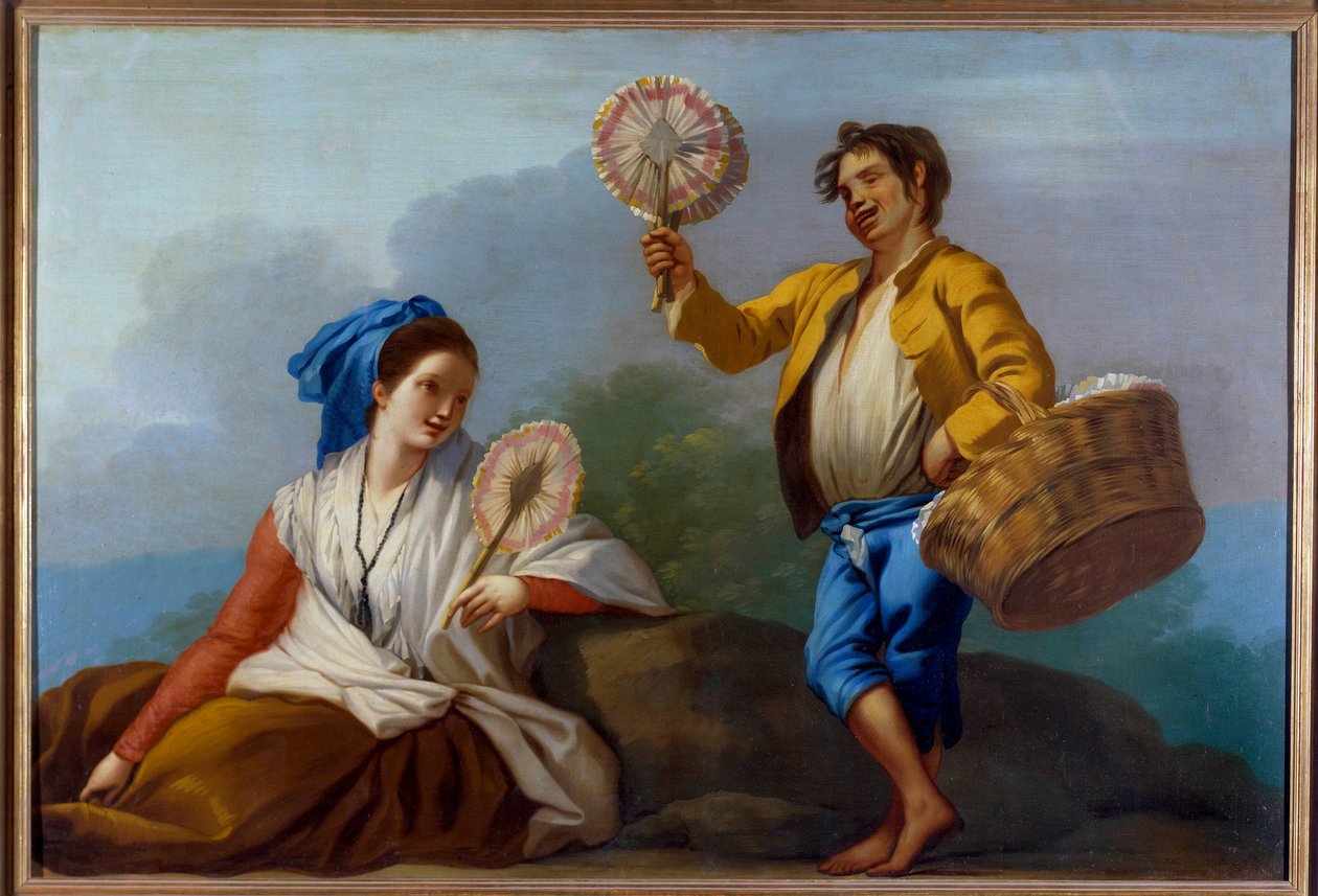Il mercante di ventagli da José del Castillo
