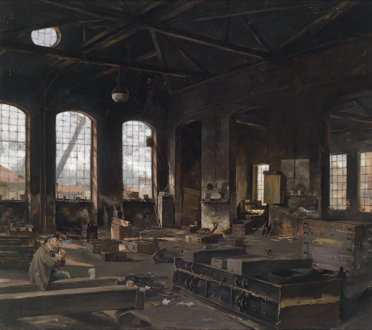 Ora di riposo in officina da Josef Huber