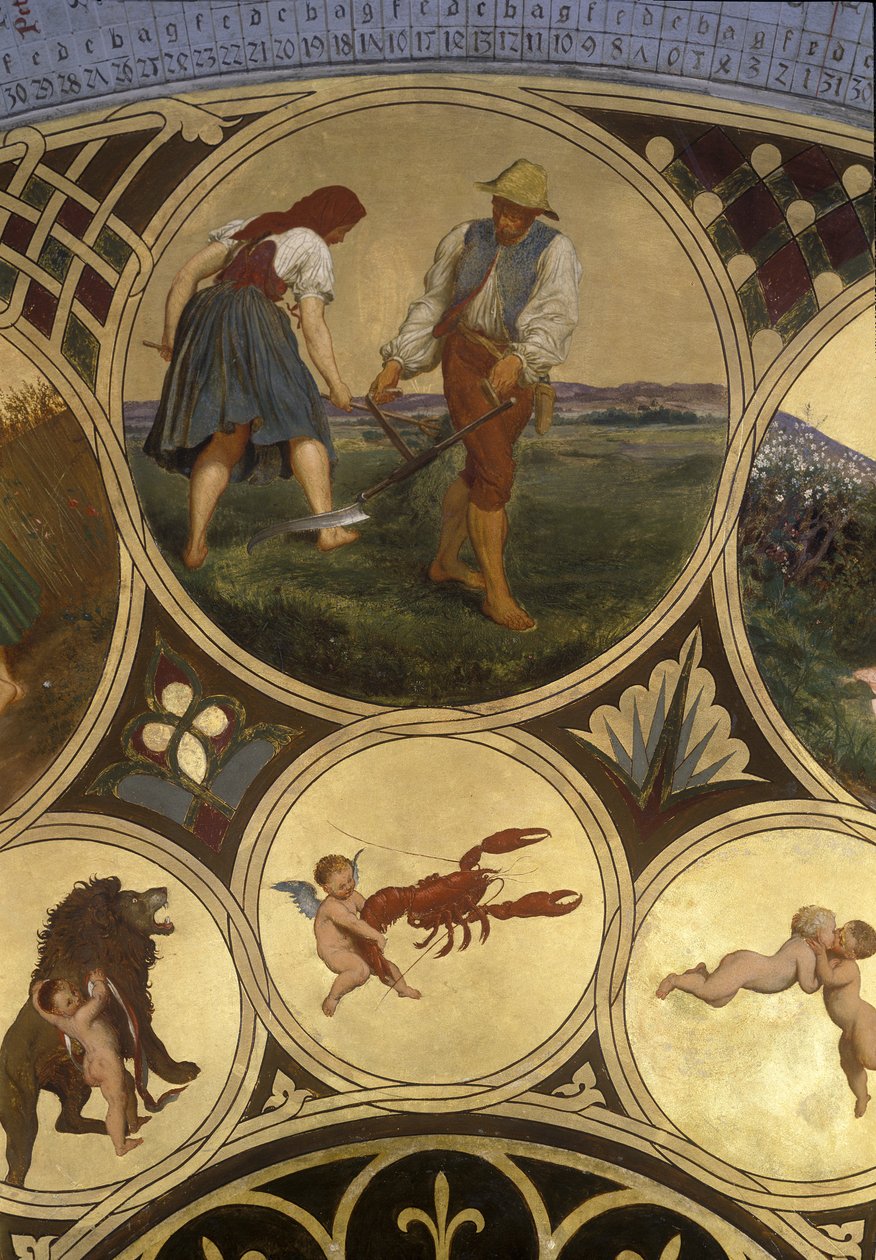 Piatto del calendario dell