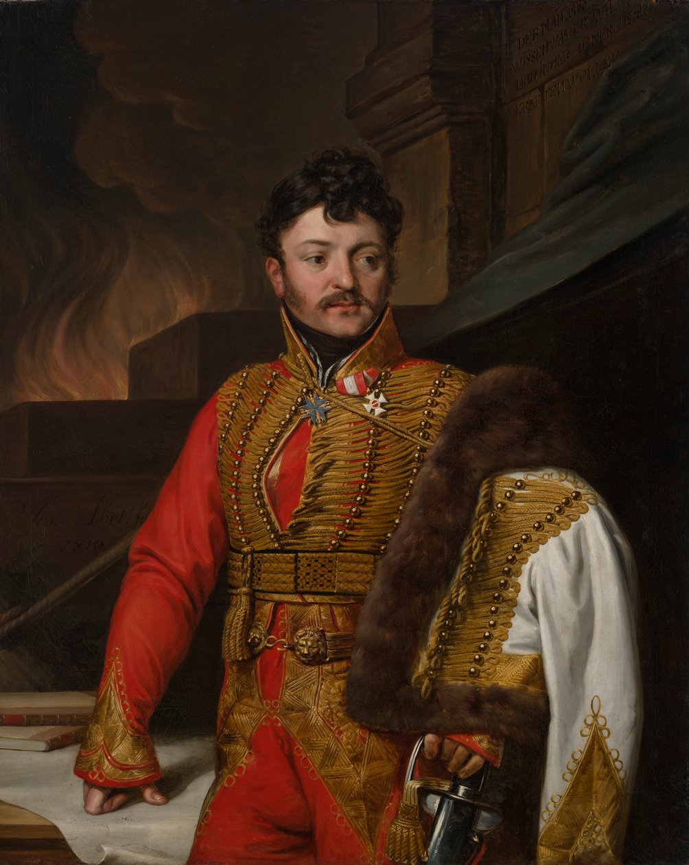 Tedesco: Il k.k. Il feldmaresciallo tenente Ferdinand Graf von Wartensleben da Josef Abel