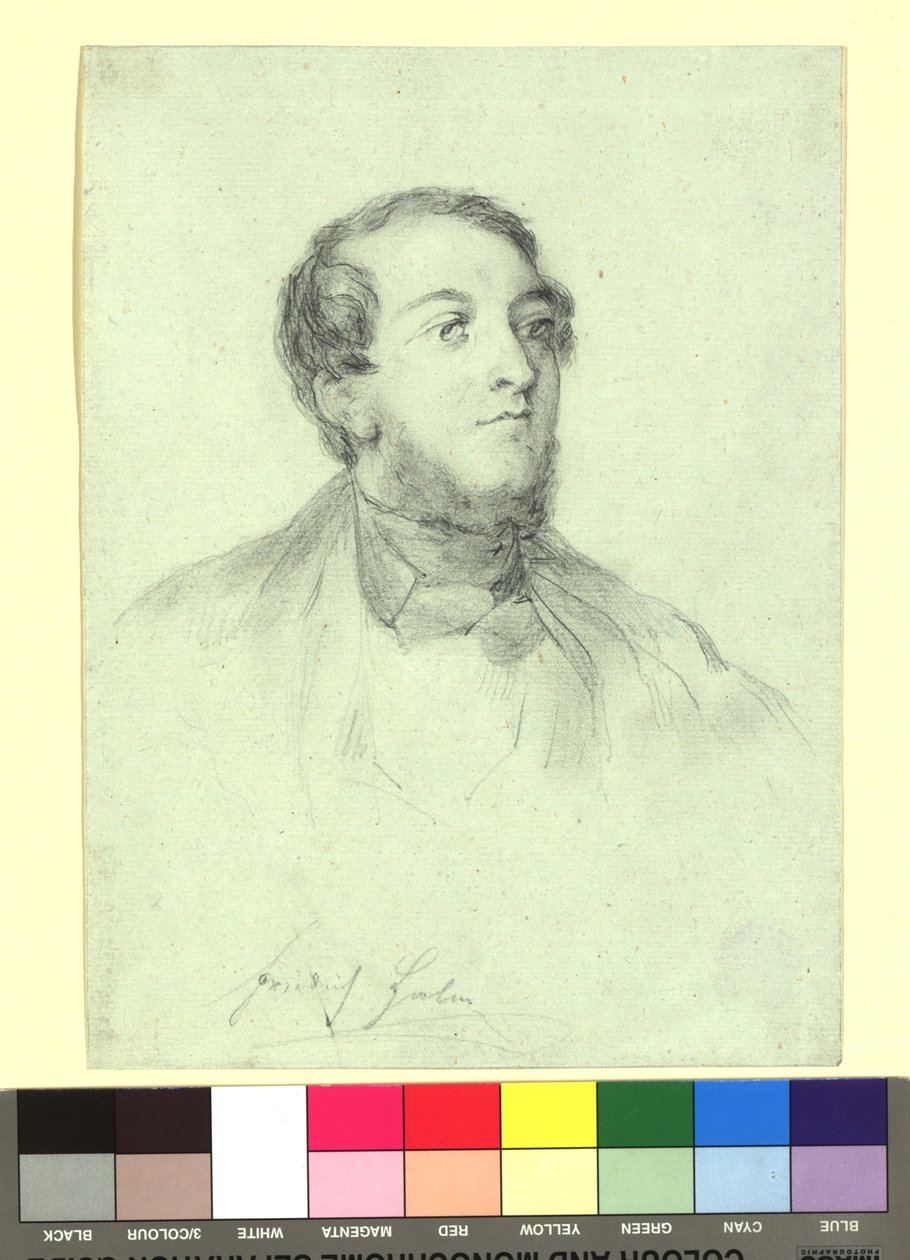 Friedrich Halm (1806-1871), poeta da Josef Danhauser