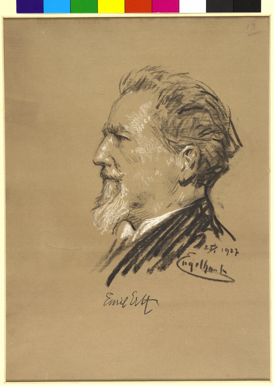 Ritratto di Emil Ertl 1889 da Josef Engelhart