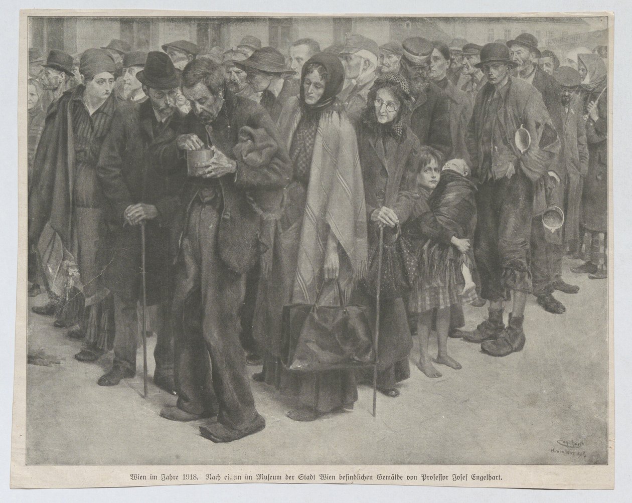 Ritaglio di giornale, probabilmente dalla «Leipziger Illustrirten Zeitung»: «Vienna nell