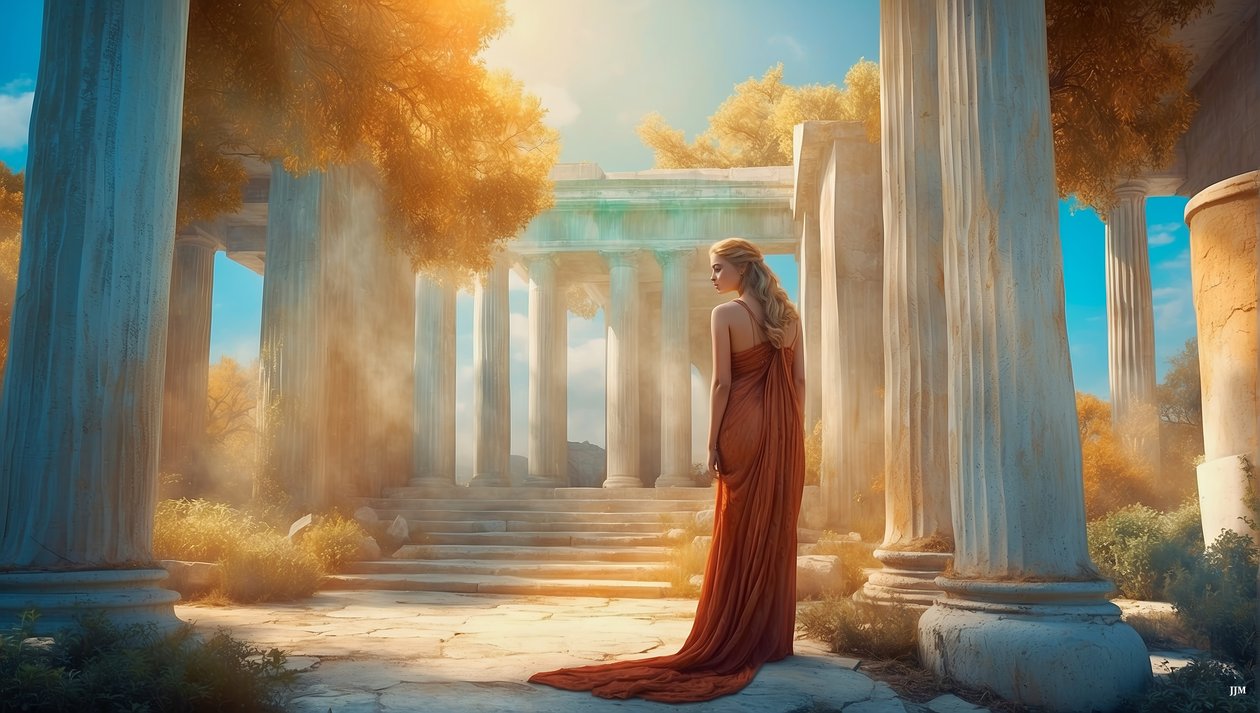 Dreamcore_ancient Greek-World_02 da Josef Johann Michel