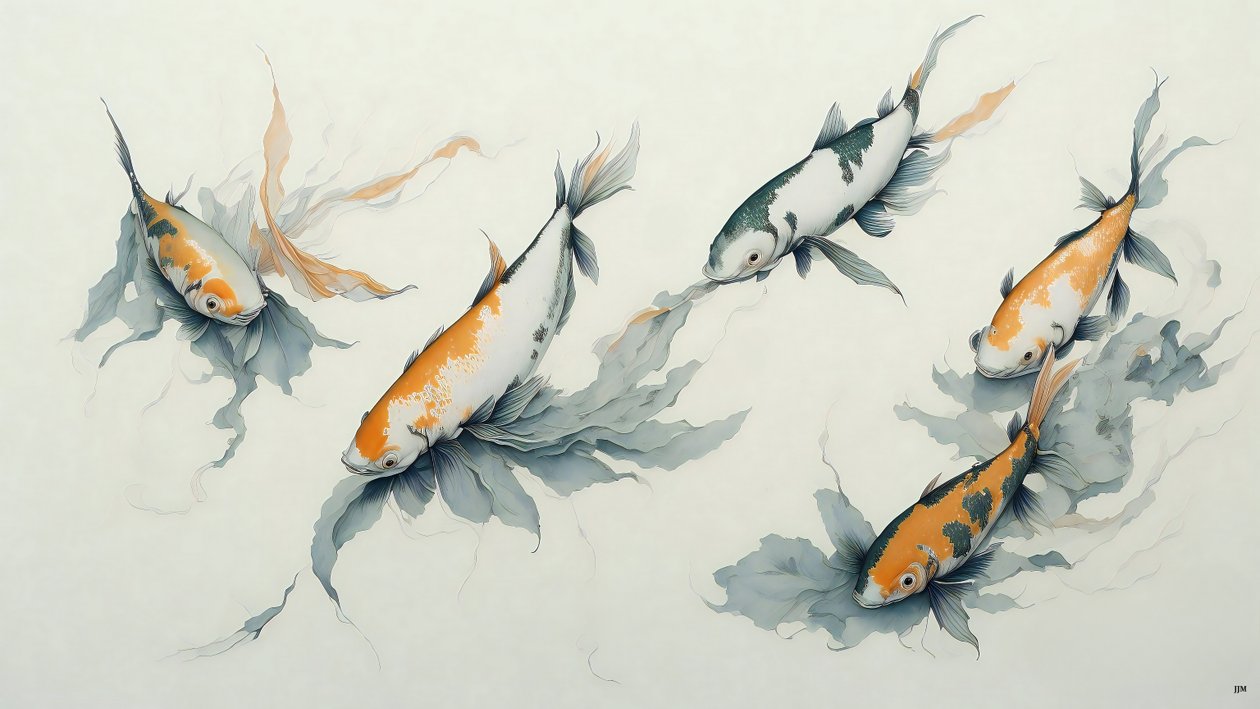 Carpa Koi da Josef Johann Michel