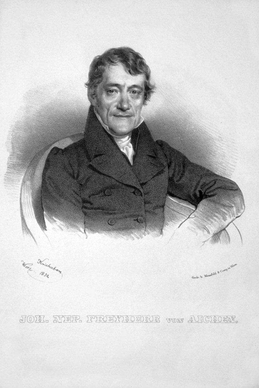 Aichen Litho da Josef Kriehuber