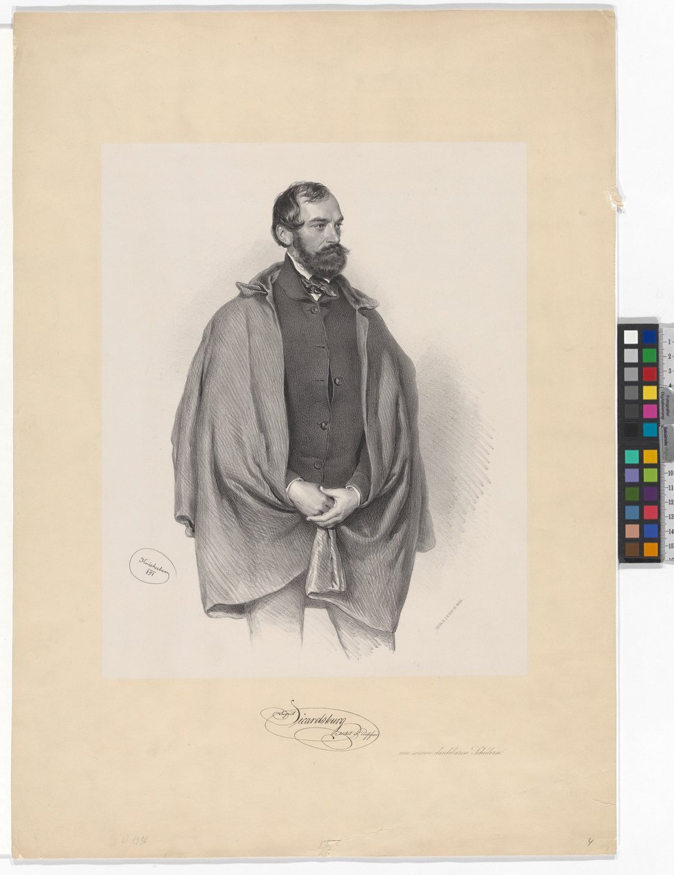 August Sicard von Sicardsburg da Josef Kriehuber