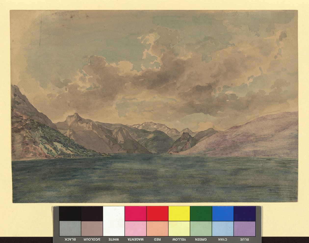 Il lago Traun da Josef Kriehuber