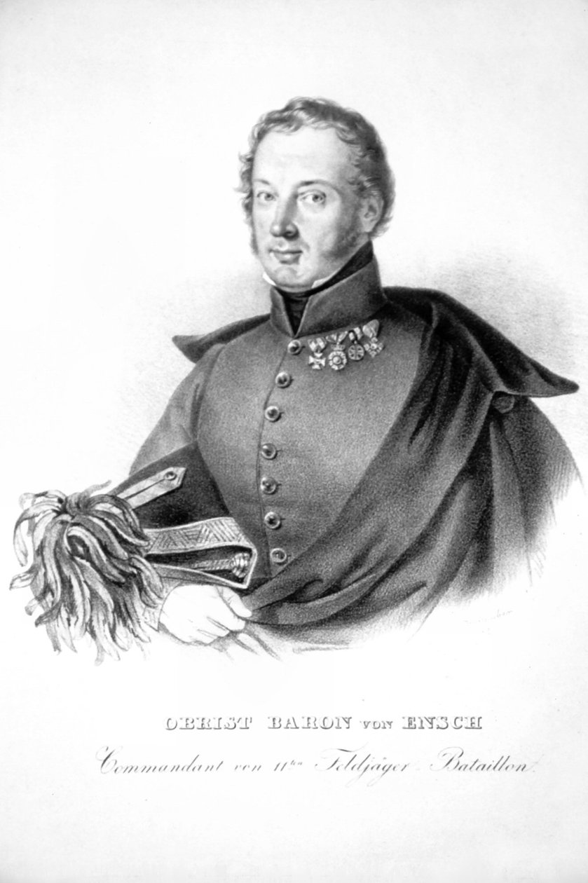 Litografia Franz Ensch da Josef Kriehuber