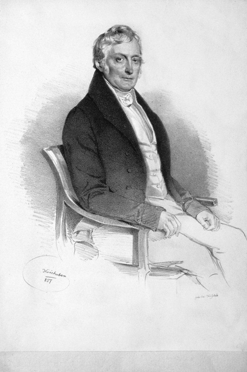 Franz Ferdinand Schiller Litografia da Josef Kriehuber