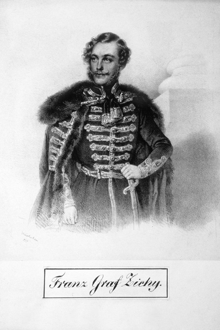 Franz Graf Zichy Lito da Josef Kriehuber