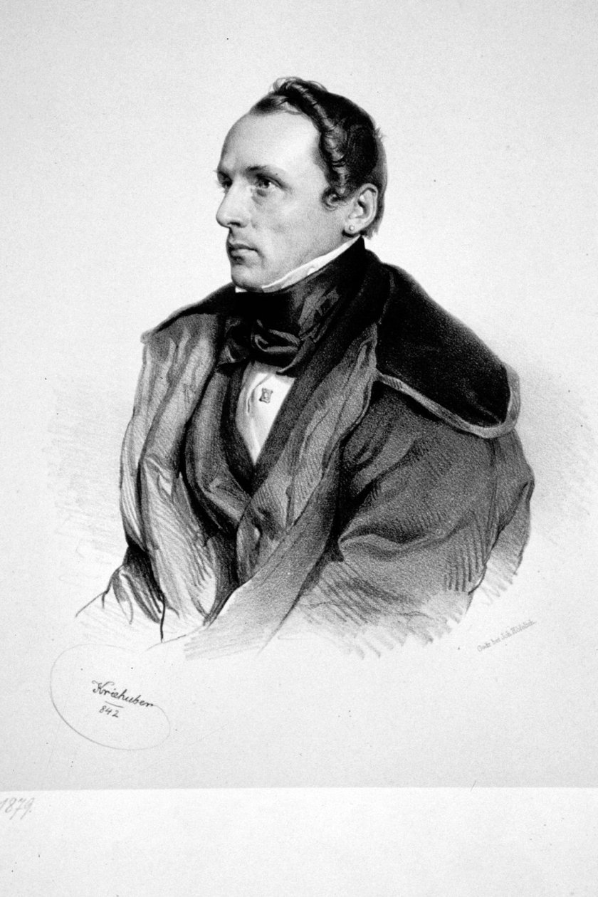 Litografia Franz Rambach da Josef Kriehuber