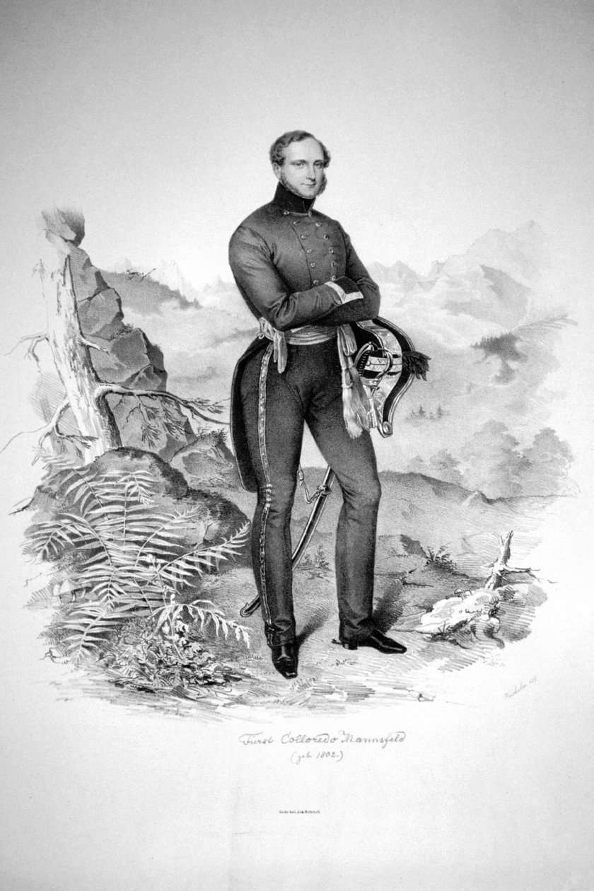 Franz de Paula Colloredo-Mansfeld Litho 2 da Josef Kriehuber