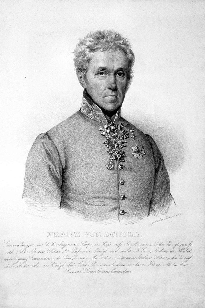 Franz von Scholl Litho da Josef Kriehuber