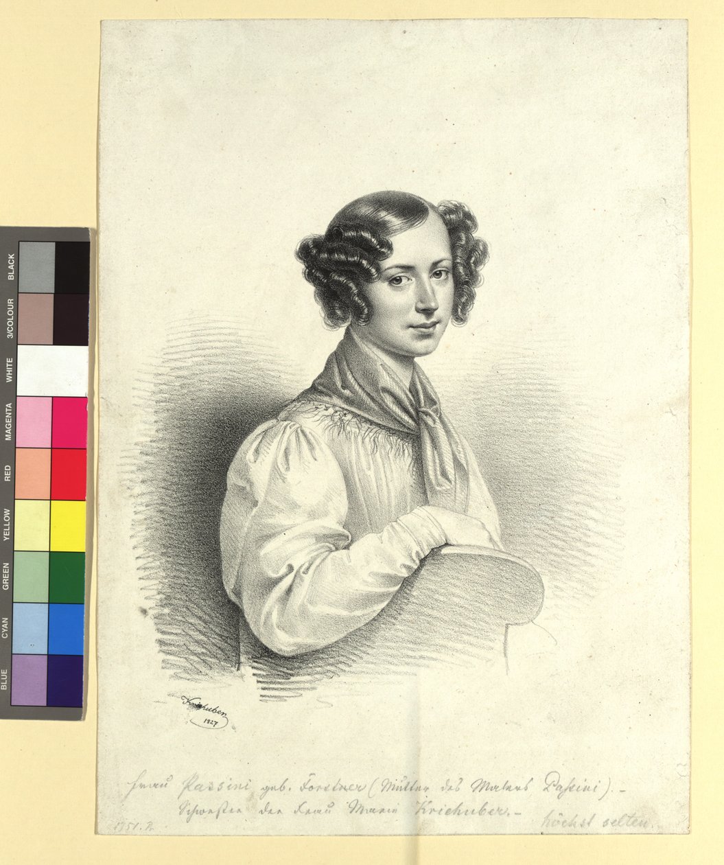 Signora Alosia Passini, nata Forstner da Josef Kriehuber