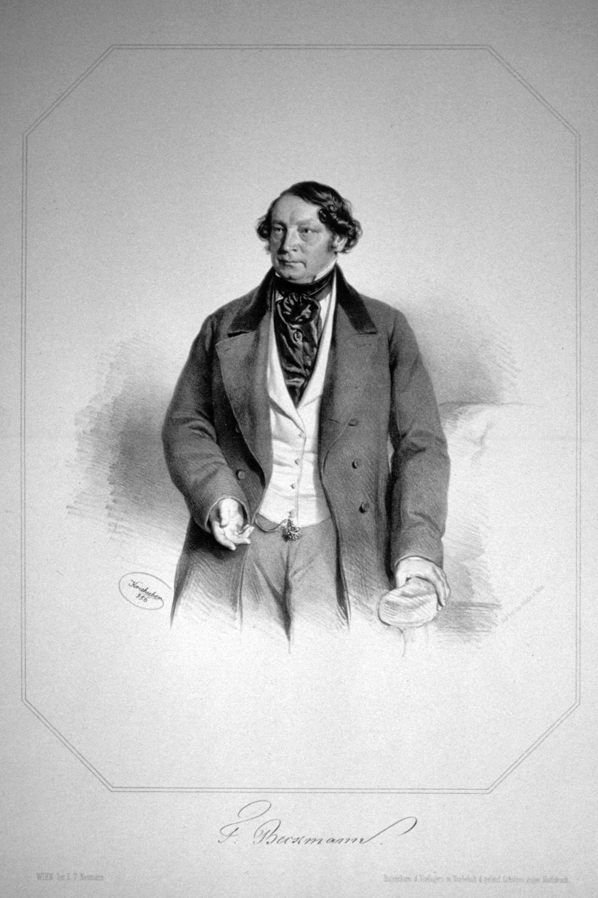 Friedrich Beckmann da Josef Kriehuber