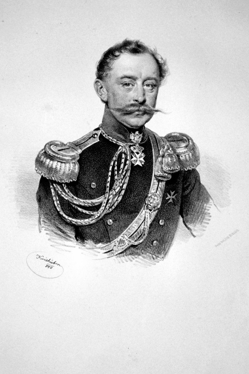 Friedrich Damian Theodor Philipp Schönborn Litografia da Josef Kriehuber