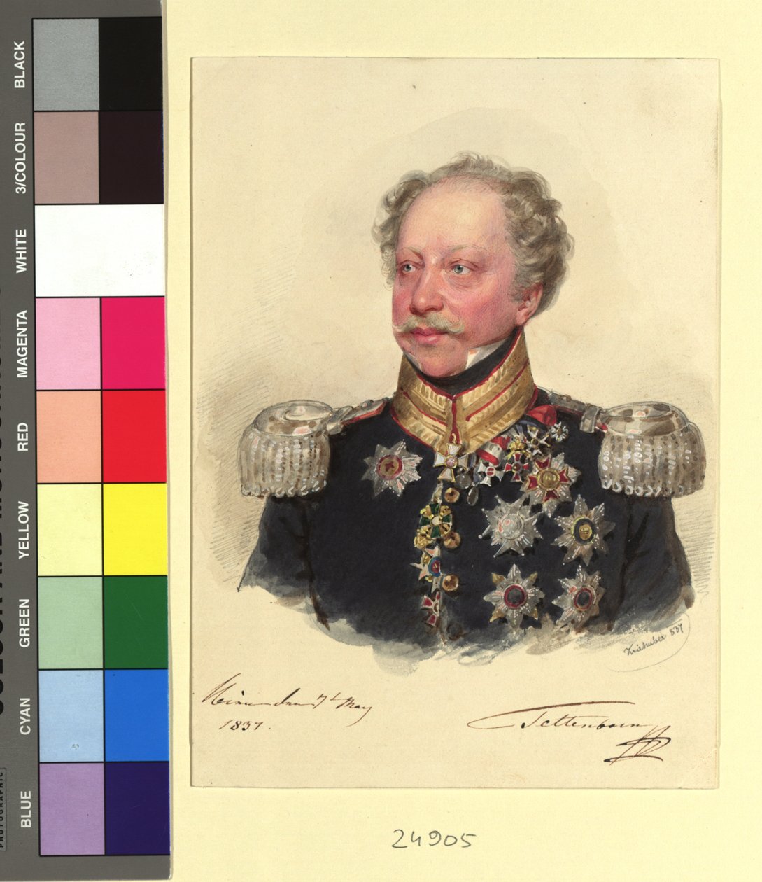 Generale C. F. barone Tettenborn da Josef Kriehuber