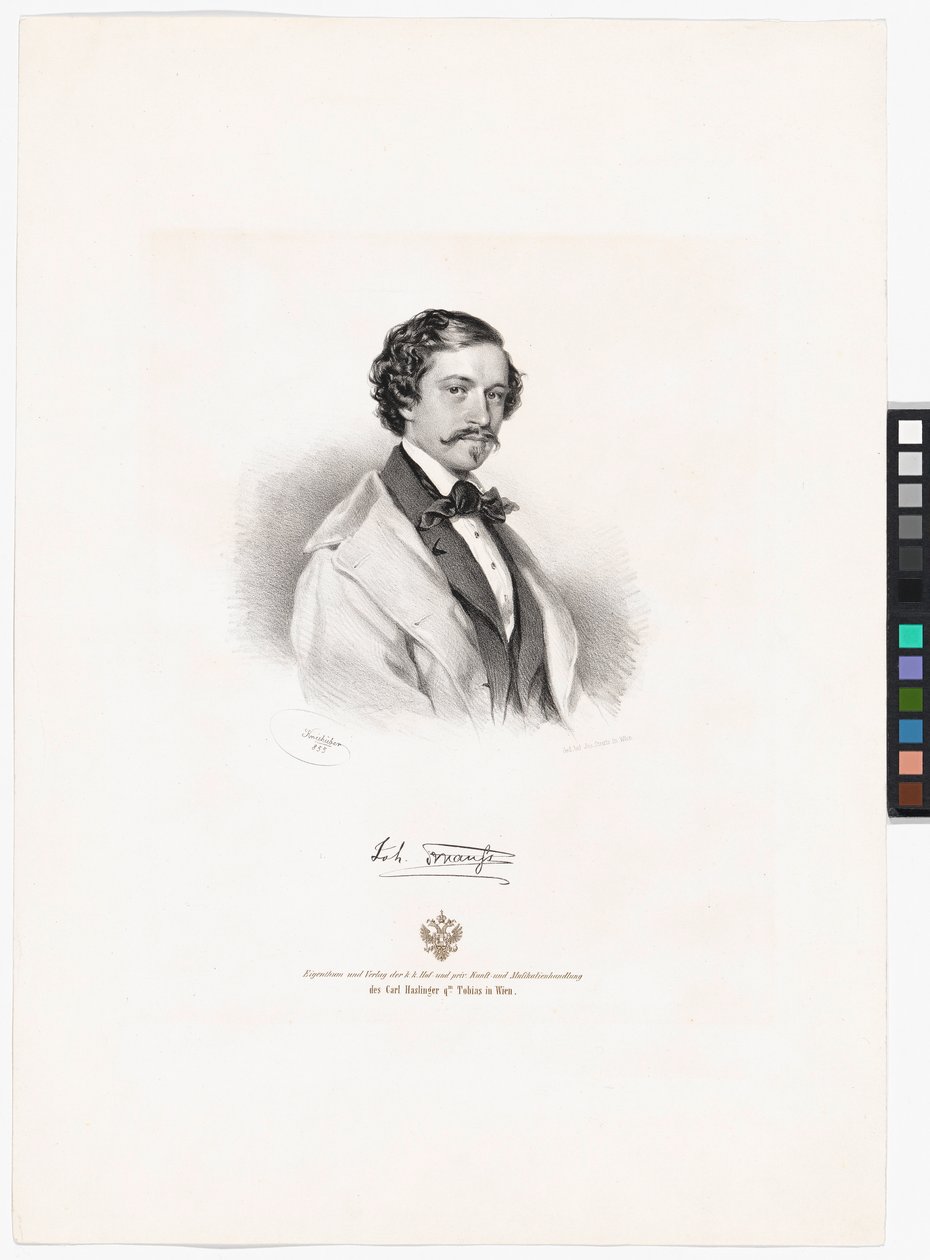 Johann Strauss (figlio) da Josef Kriehuber