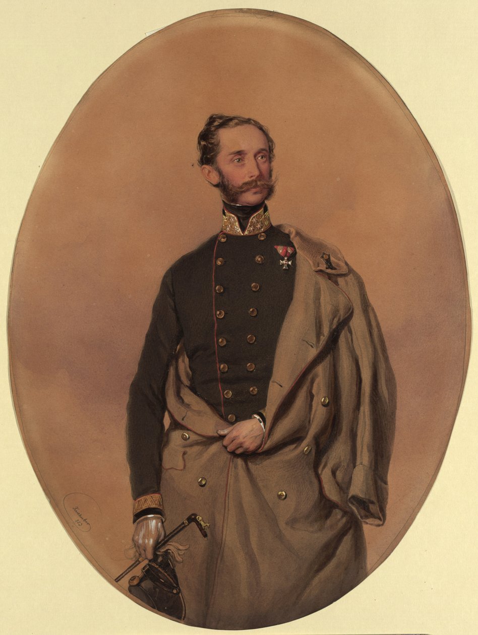 Ludwig, barone von Gablenz (1814-1874) da Josef Kriehuber