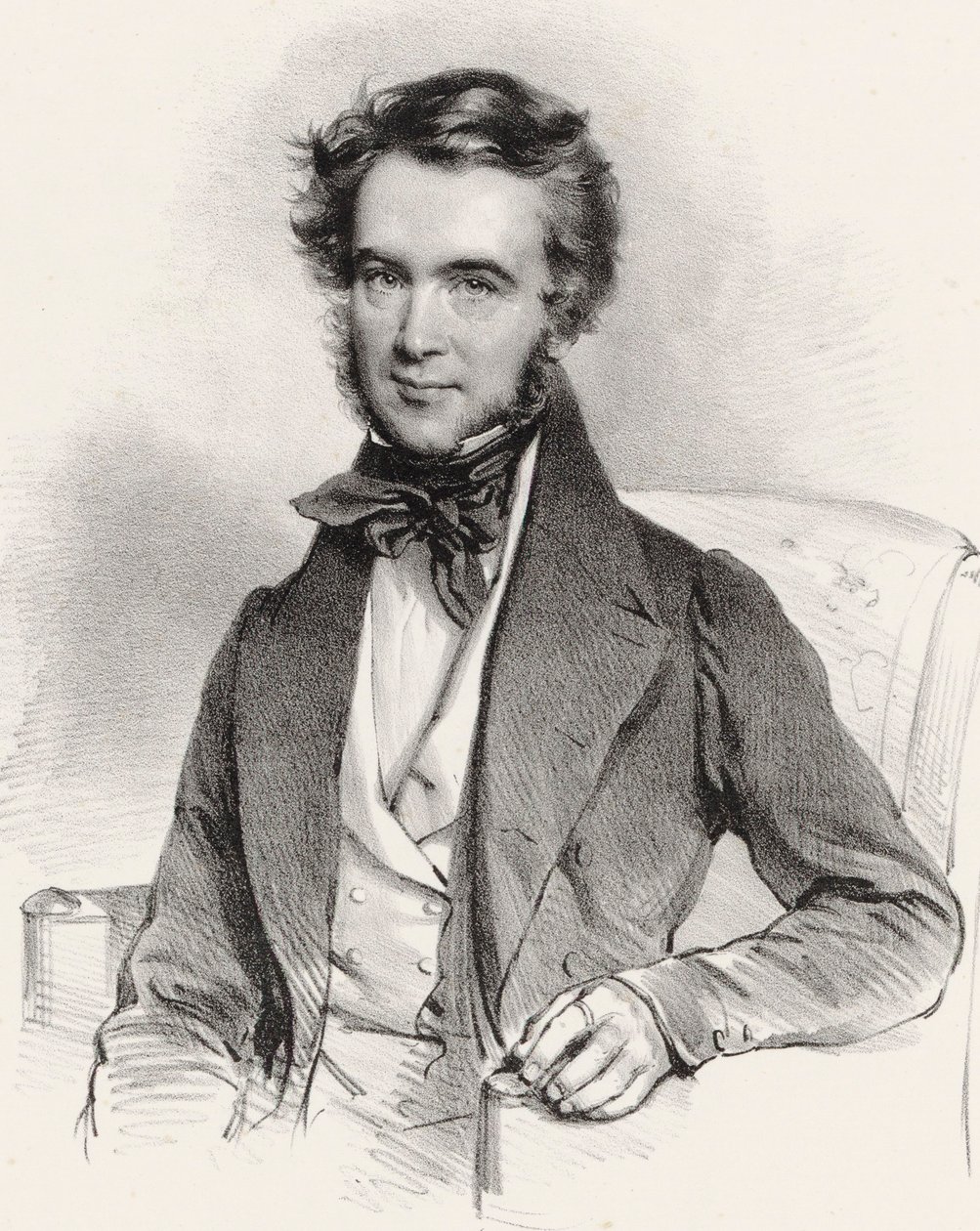Ritratto del violinista e compositore Karol Lipiński da Josef Kriehuber